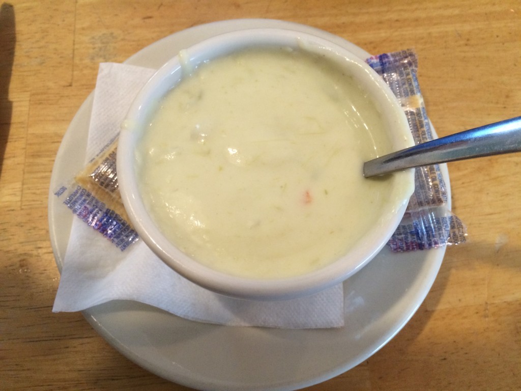 Beach Diner - Cream of Asparagus soup