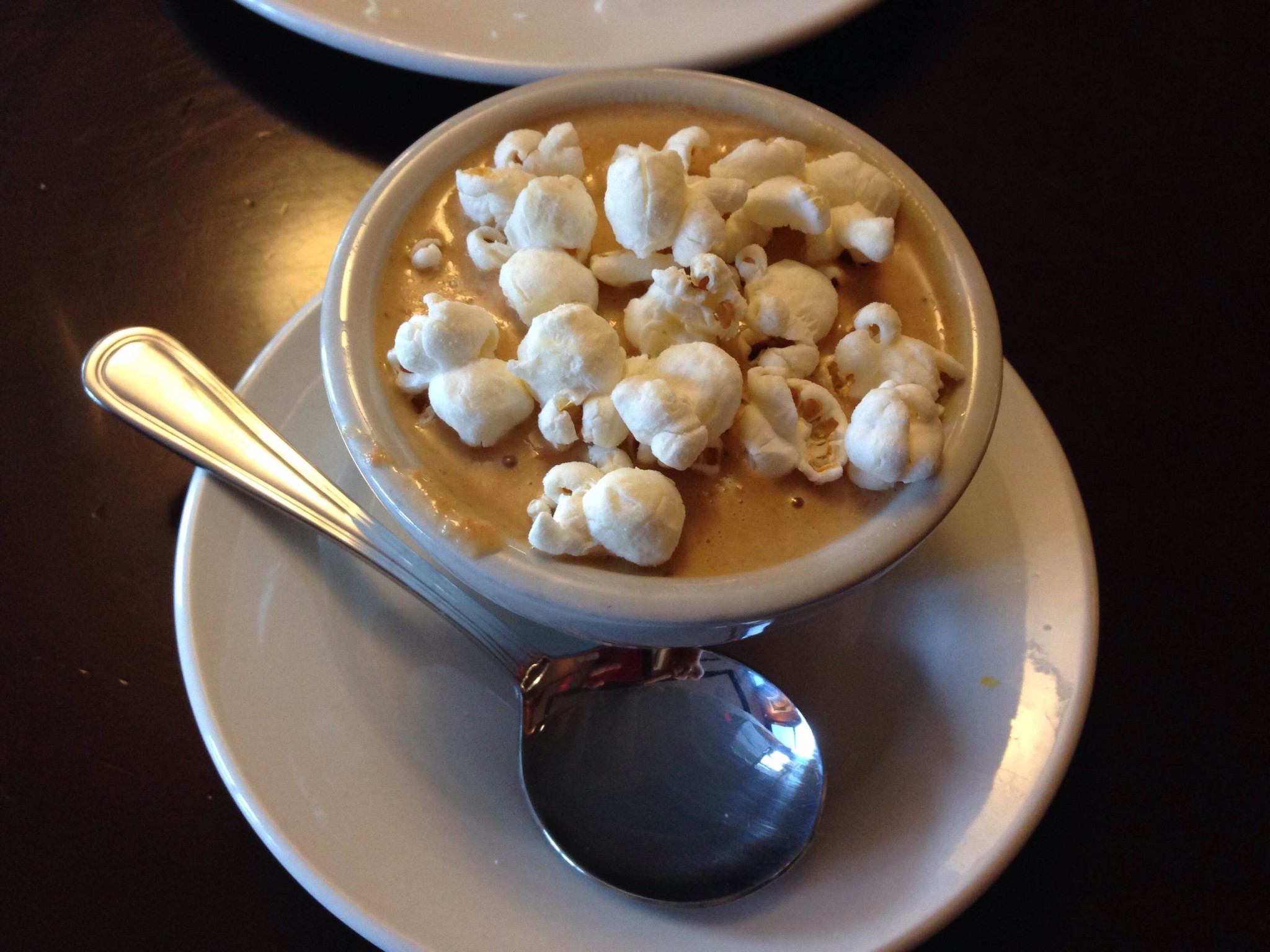 Bold City Grill Beer Cheese Soup with White Cheddar Popcorn