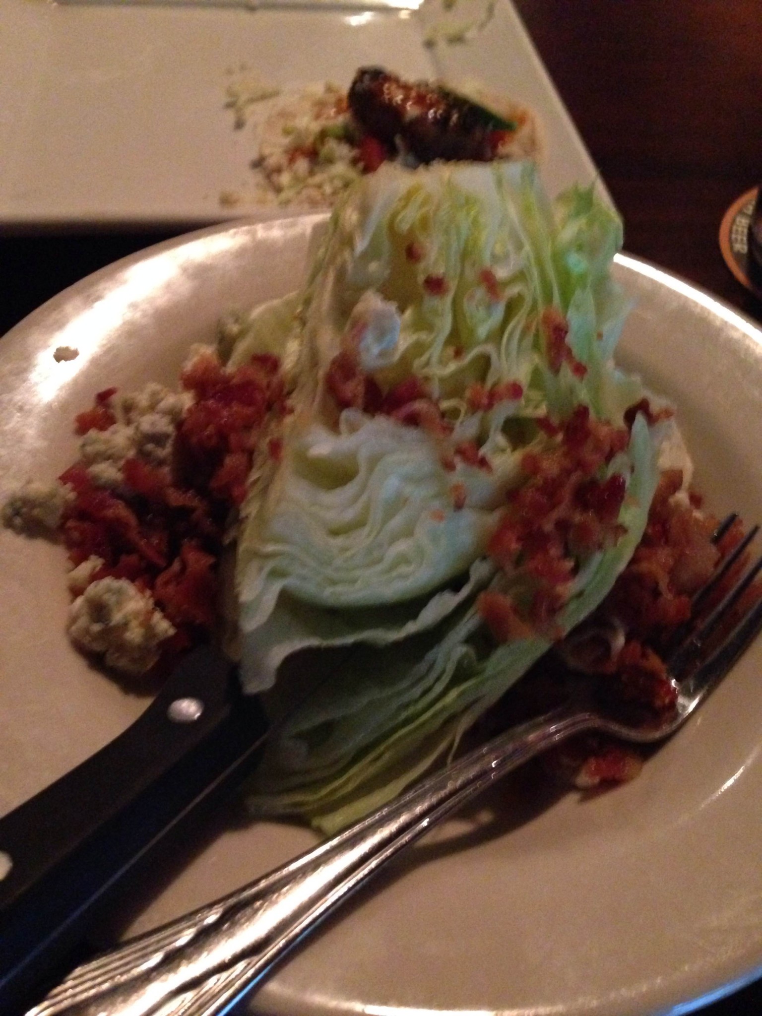 Seven Bridges - Wedge Salad with Really Good Blue Cheese