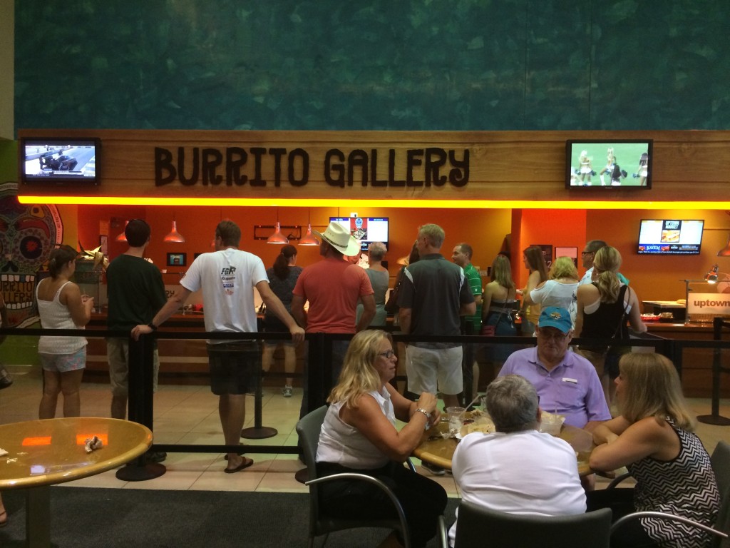 Everbank Field Touchdown Club - Burrito Gallery