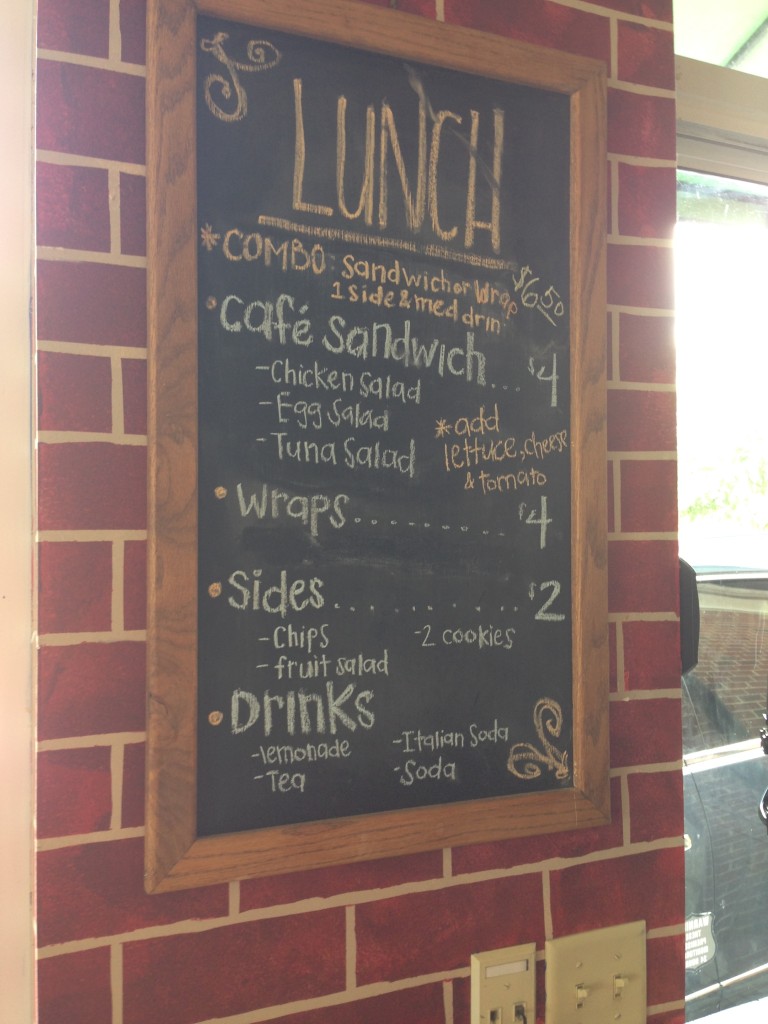 Sippers Coffeehouse - Lunch Menu
