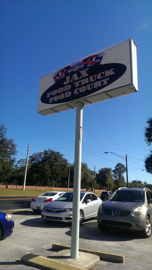 Jax Food Truck Food Court - Sign
