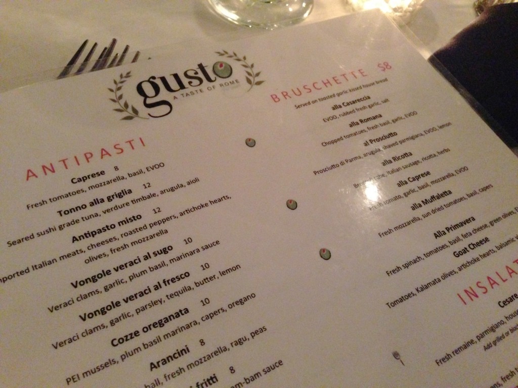 Gusto - The Ambiance Definitely Lives Up To The Name - Jacksonville ...