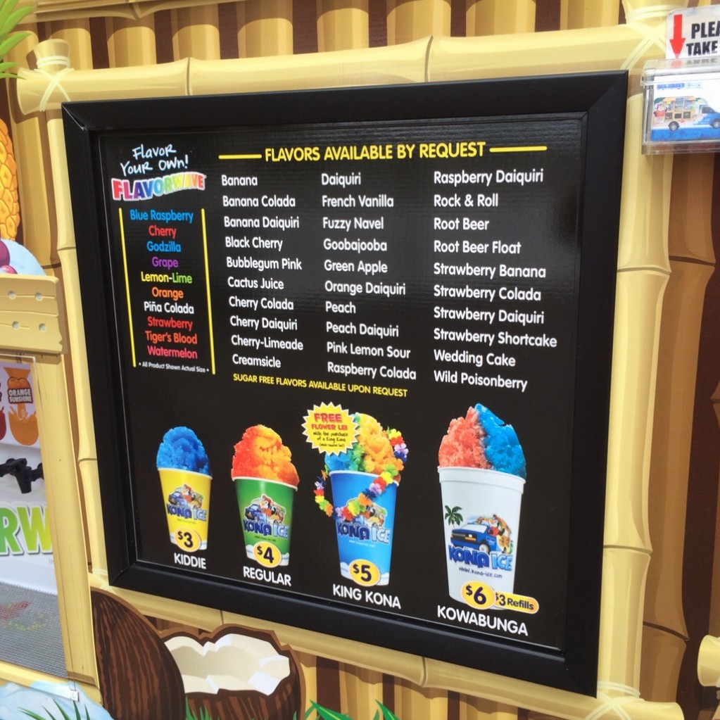 Kona Ice A Rainbow On Your Tongue Jacksonville Restaurant Reviews