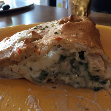 Pizza Palace - Chicken and Spinach Calzone