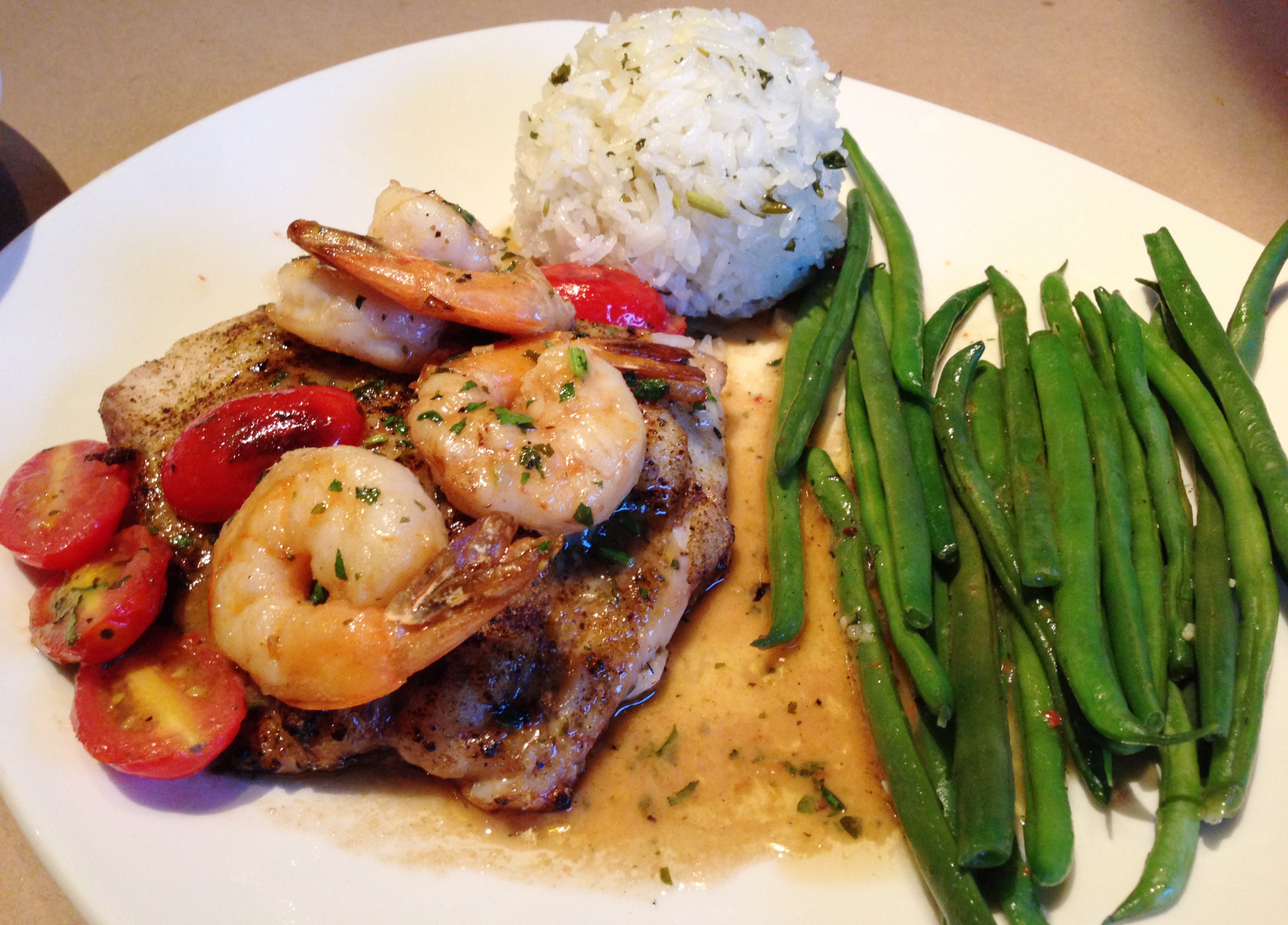 Bonefish Grill - Snapper with Shrimp