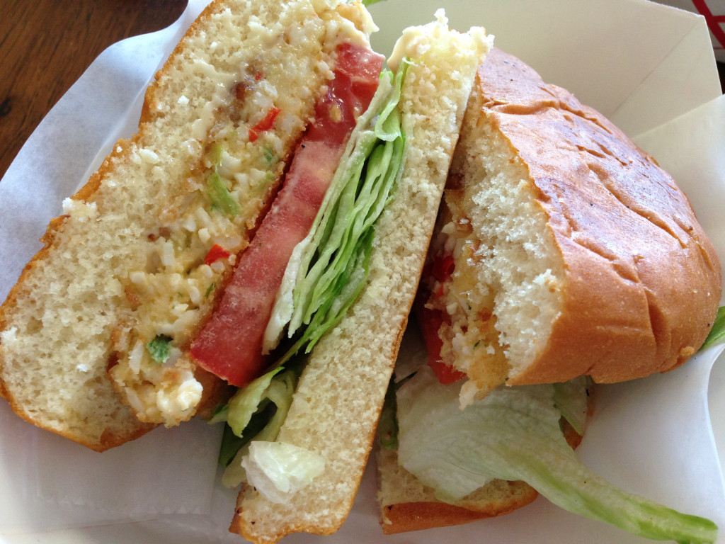 Ohana Shaved Ice Crabcake Sandwich Jacksonville Restaurant Reviews