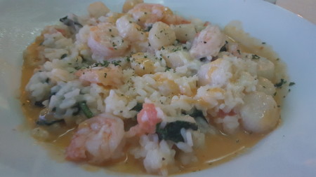 River City Brewing Company - Seafood Risotto