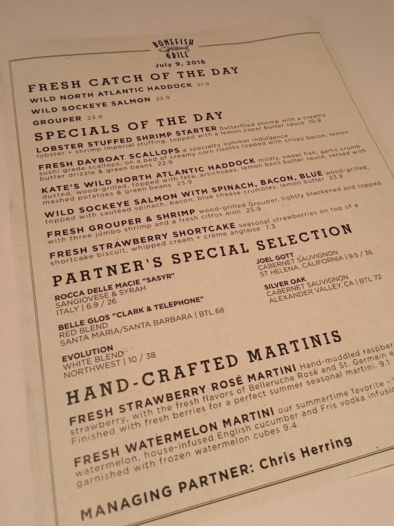 bonefish grill menu