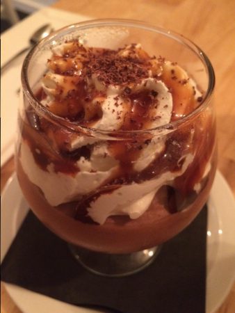 Salted Chocolate Mousse with Dark Caramel