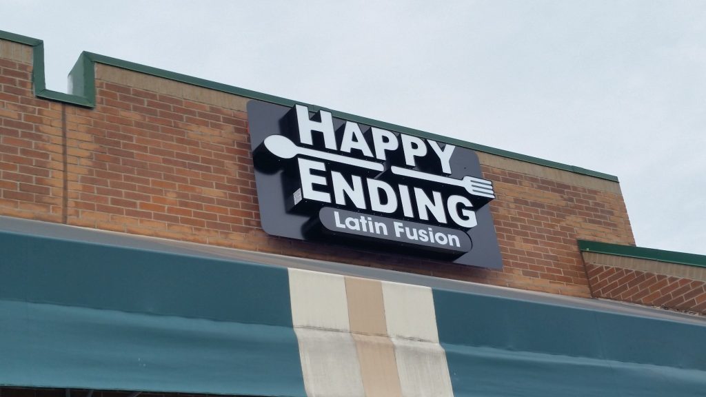 Happy Ending Latin Fusion Sign Jacksonville Restaurant Reviews