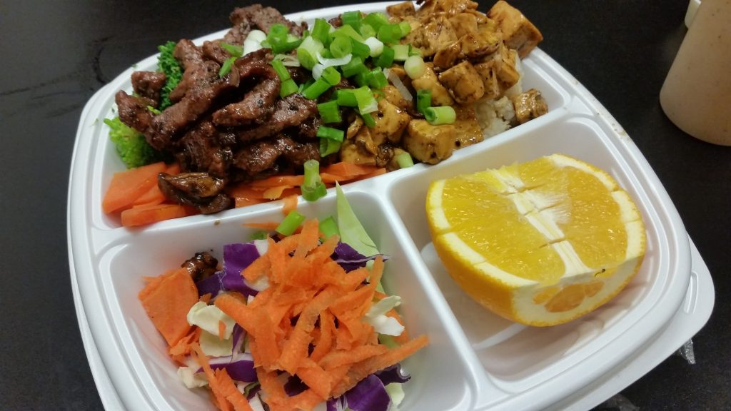 Flame Broiler Steak and Tofu Plate Jacksonville Restaurant Reviews