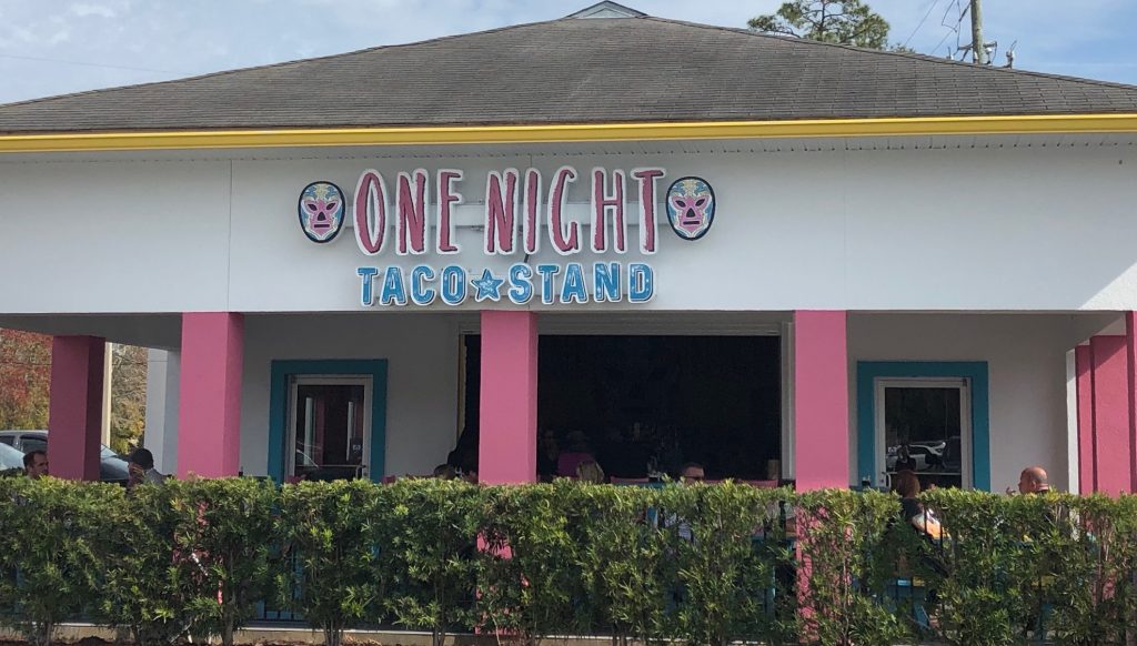 Take Us To The Tacos At One Night Taco Stand Jacksonville Restaurant   One Night Taco Stand 1024x582 