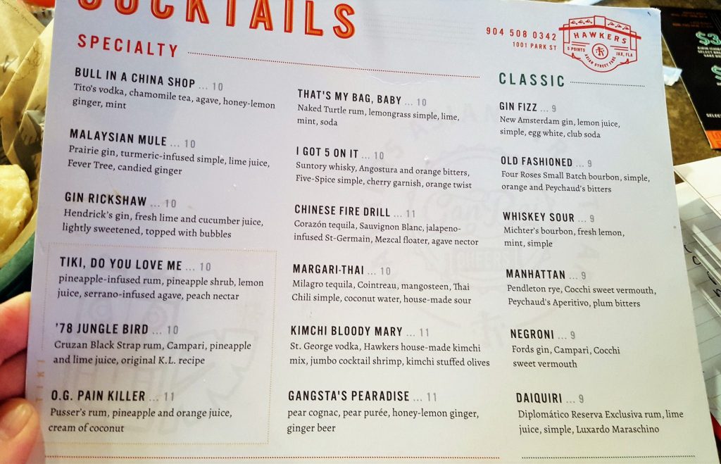 Hawkers Five Points Expanded Bar and Cocktails Jacksonville