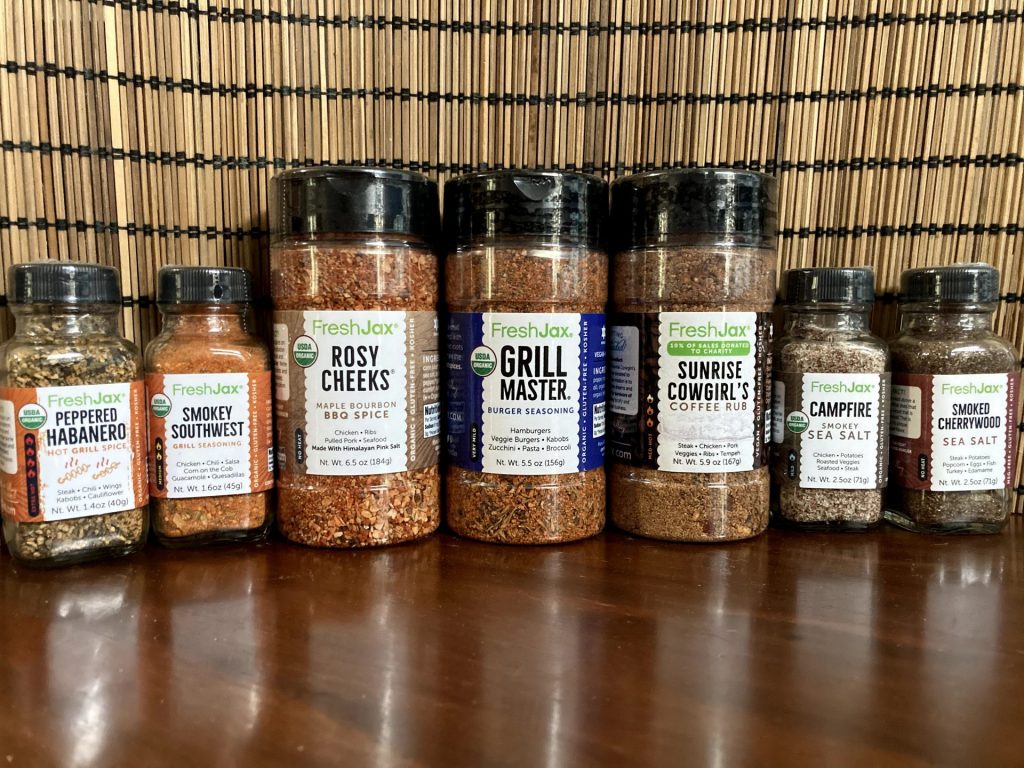 Smoked Seasonings Gift Set - 5 Organic Seasoning Samplers